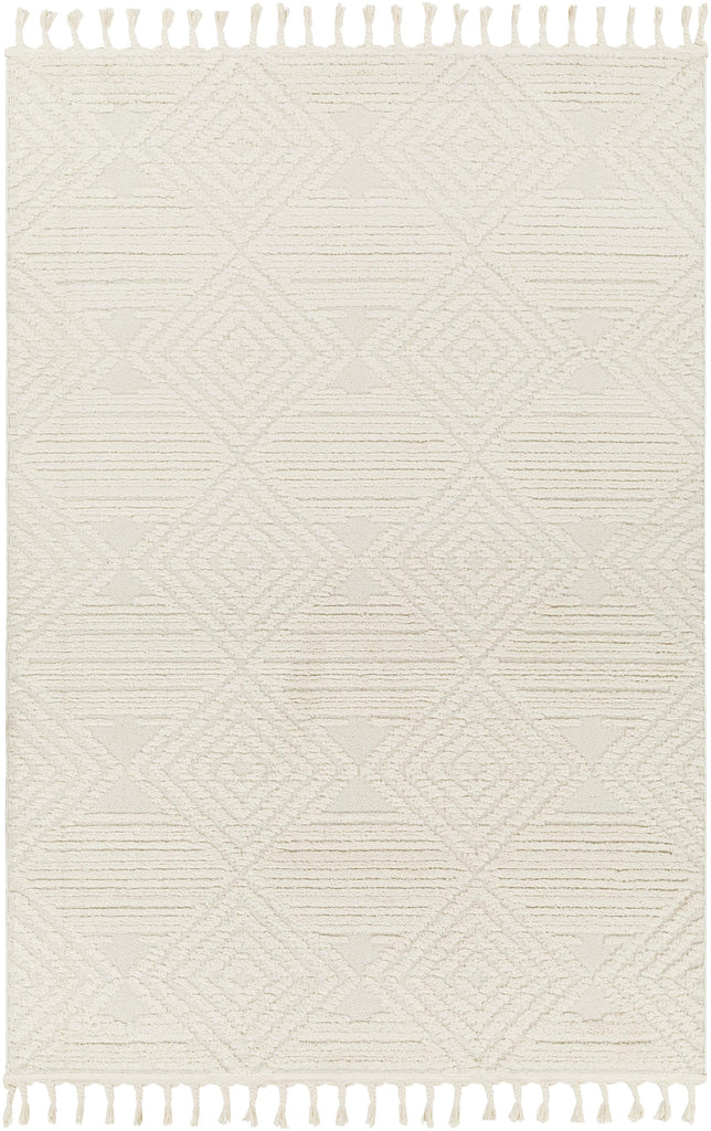 Surya Nora NOA-2307 Cream Light Gray 5'3" x 7' Rug