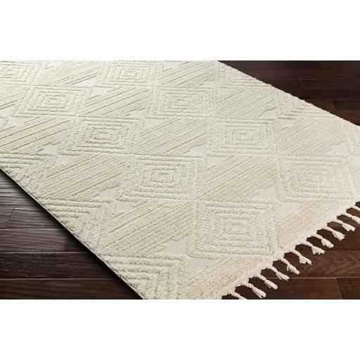 Surya Nora NOA-2307 Cream Light Gray 5'3" x 7' Rug