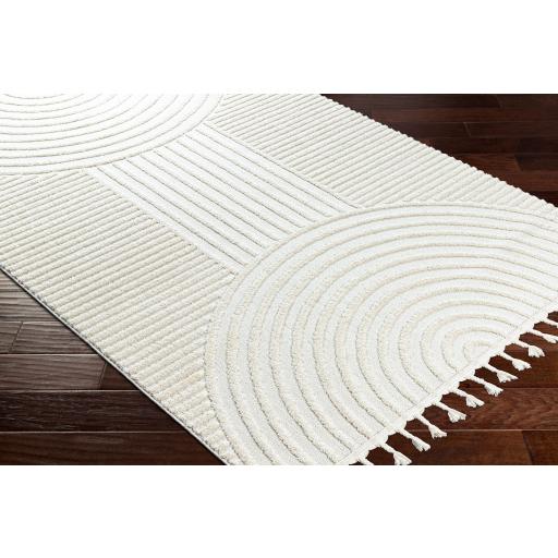 Surya Nora NOA-2309 Cream Light Gray 5'3" x 7' Rug