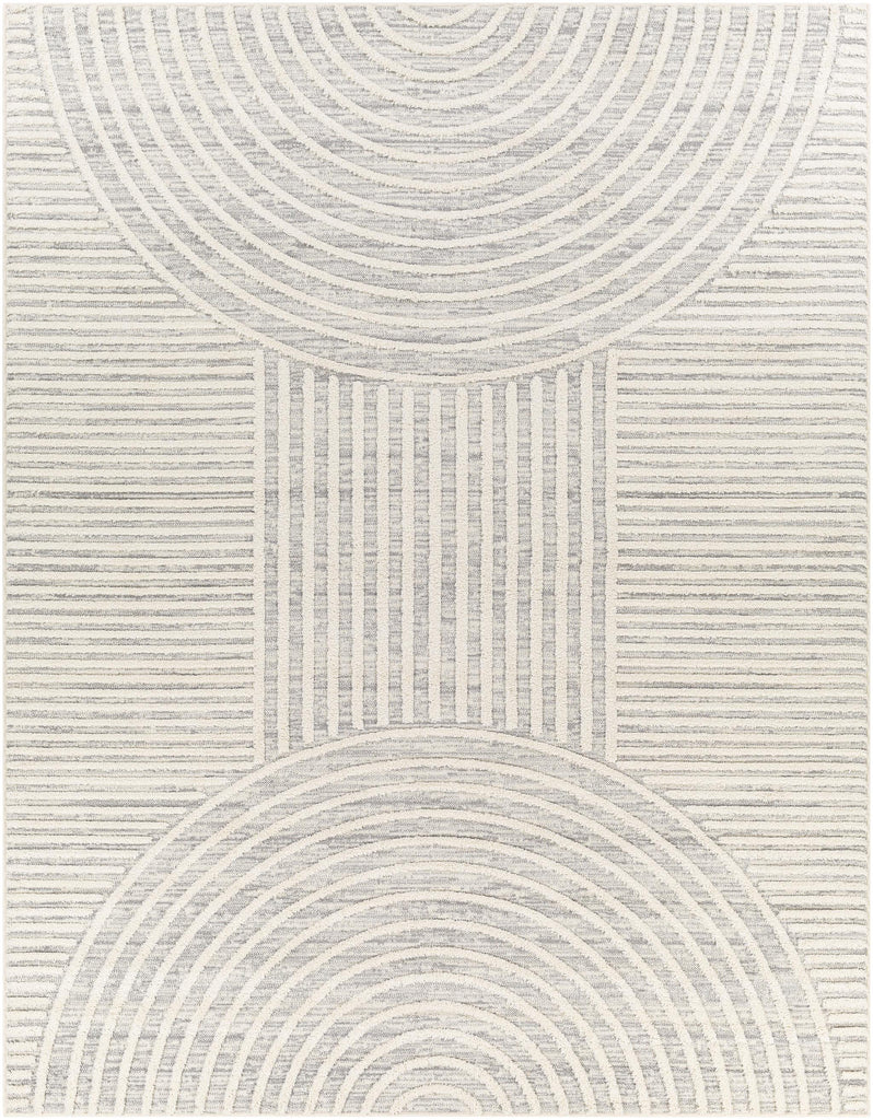 Surya Nora NOA-2310 Cream Light Gray 5'3" x 7' Rug