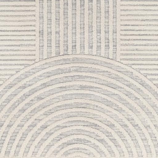 Surya Nora NOA-2310 Cream Light Gray 5'3" x 7' Rug