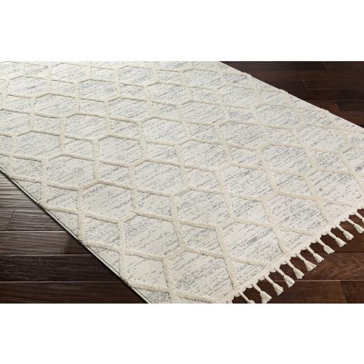 Surya Nora NOA-2311 Cream Light Gray 6'7" x 9' Rug