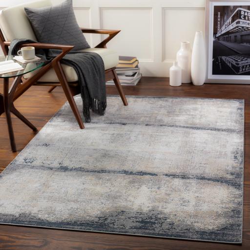 Surya Norland NLD-2307 Charcoal Dark Blue 2' x 3' Rug