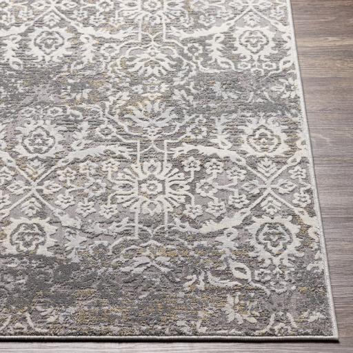 Surya Norland NLD-2315 Charcoal Cream 2' x 2'11" Rug