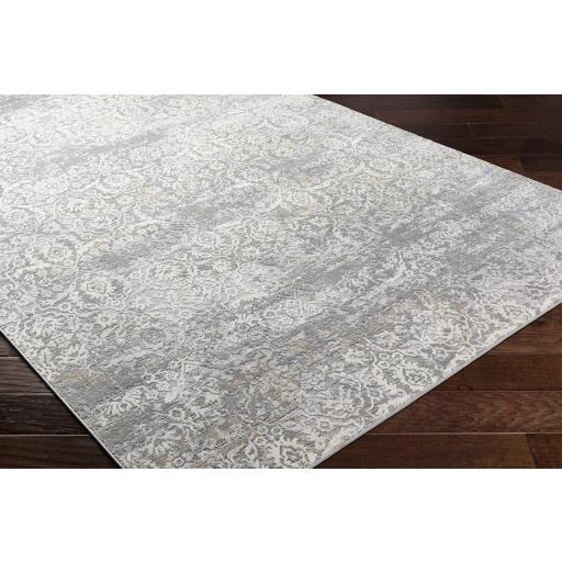 Surya Norland NLD-2315 Charcoal Cream 2' x 2'11" Rug