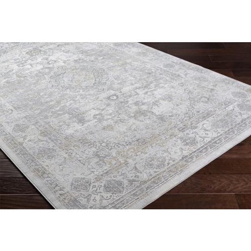 Surya Norland NLD-2318 Charcoal Cream 5' x 7'3" Rug