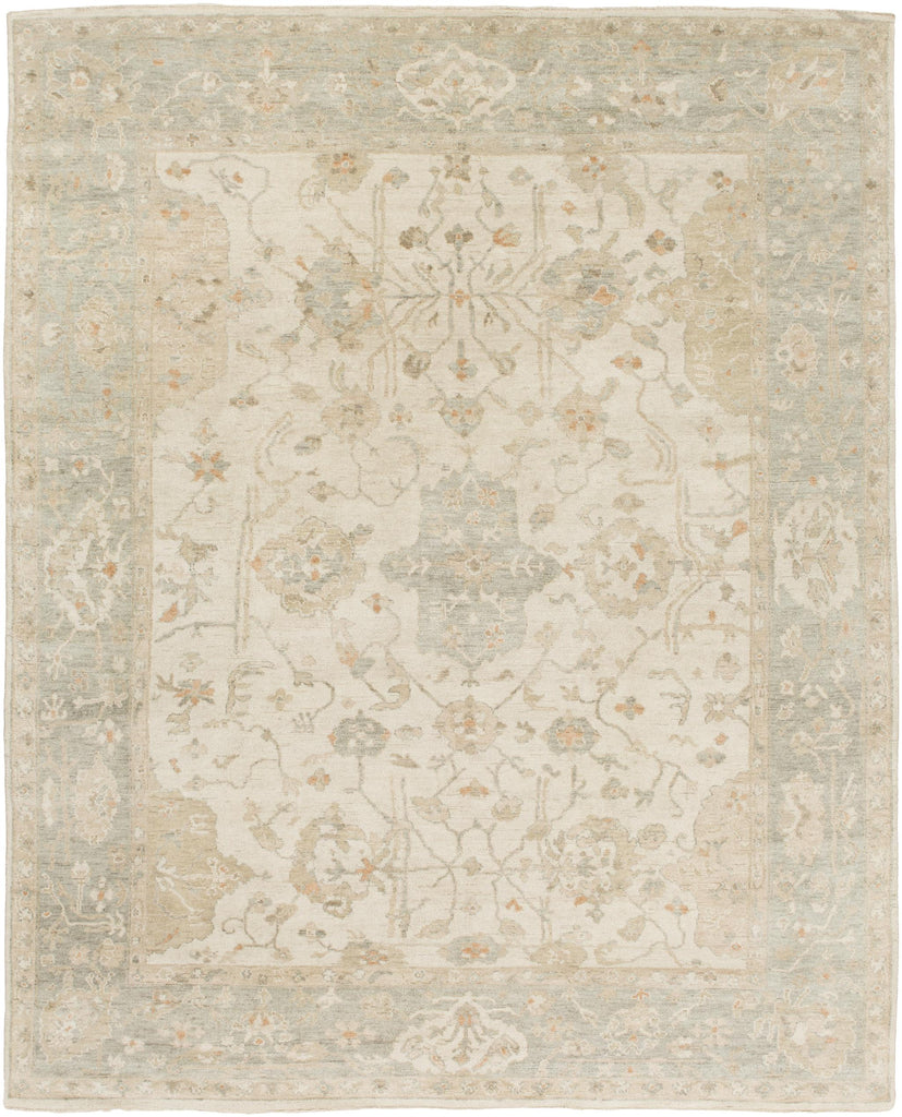 Surya Normandy NOY-8002 Cream Light Gray 2' x 3' Rug