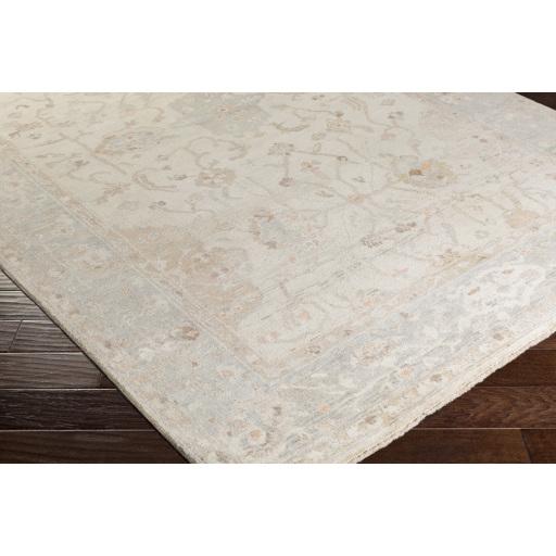 Surya Normandy NOY-8002 Cream Light Gray 2' x 3' Rug