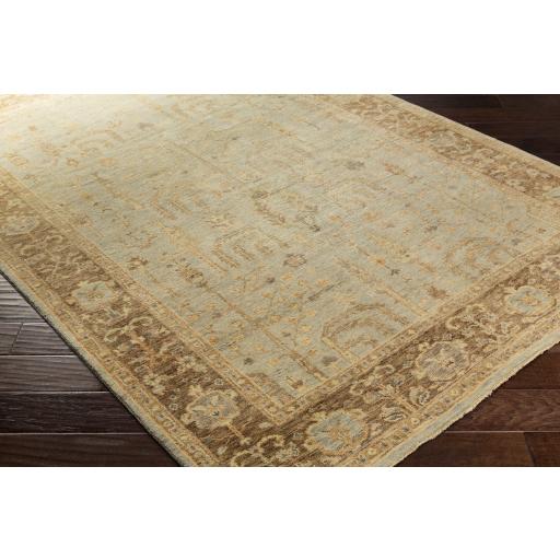 Surya Normandy NOY-8003 Cream Ice Blue 4' x 6' Rug