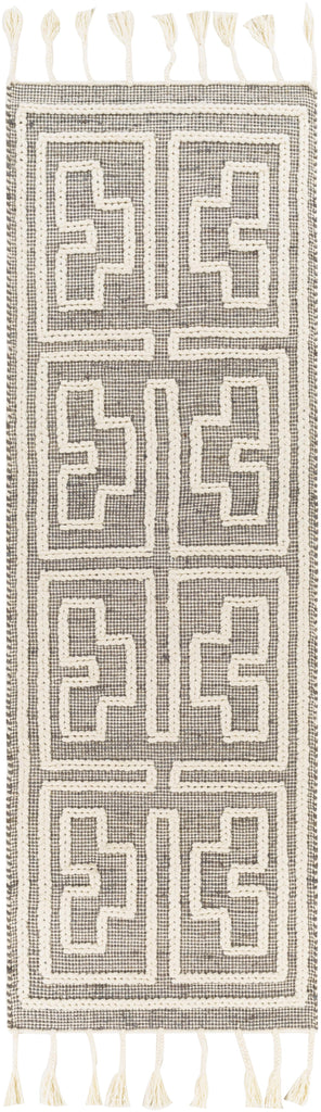 Surya Norwood NWD-2302 Charcoal Cream 2' x 3' Rug