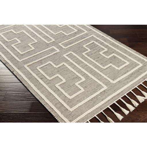 Surya Norwood NWD-2302 Charcoal Cream 2' x 3' Rug