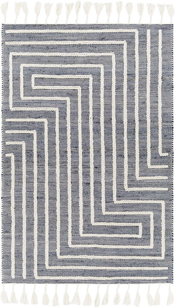 Surya Norwood NWD-2306 Cream Ink Blue 2' x 3' Rug