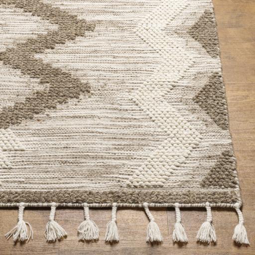 Surya Norwood NWD-2310 Cream Olive 2'6" x 8' Rug