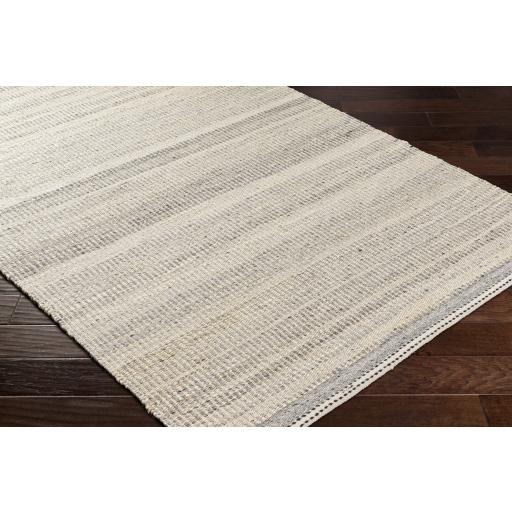 Surya Nottingham NTM-2301 Charcoal Cream 2'6" x 8' Rug