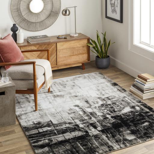 Surya Nova NVA-3010 Black Charcoal 3'11" x 5'3" Rug