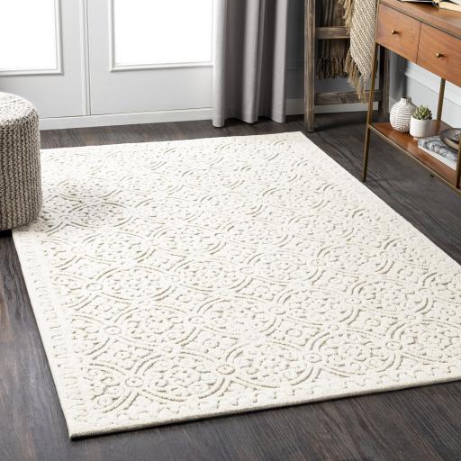 Surya Oakland OAA-1008 Cream Light Beige 5' x 7'6" Rug