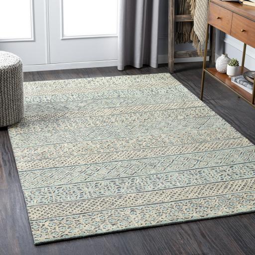 Surya Oakland OAA-1011 Beige Charcoal 2' x 3' Rug