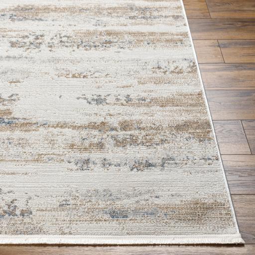 Surya Obsession OBN-2303 Charcoal Cream 5'3" x 7' Rug