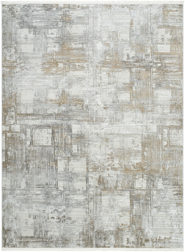 Surya Obsession OBN-2305 Charcoal Cream 5'3" x 7' Rug