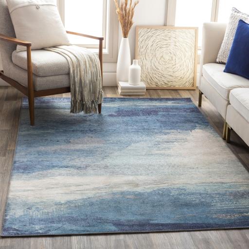 Surya Olivia OLV-2300 Blue Charcoal 3'6" x 5'6" Rug