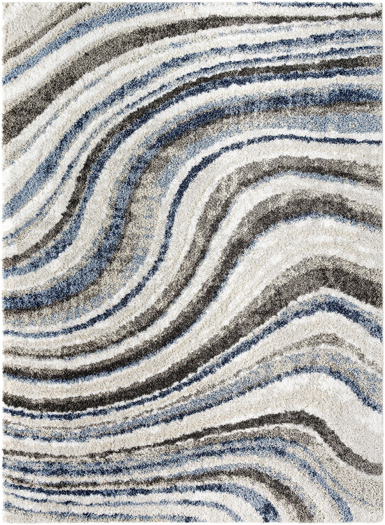 Surya Osaka OKK-2310 Charcoal Cream 2' x 2'11" Rug