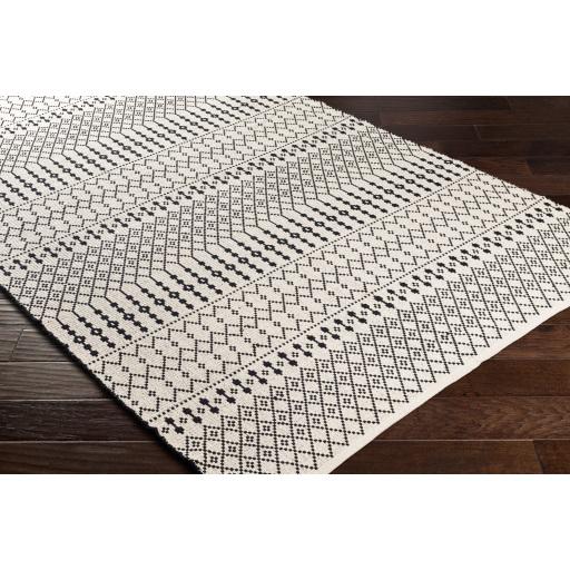 Surya Osasuna OSA-2300 Beige Black 2'6" x 8' Rug