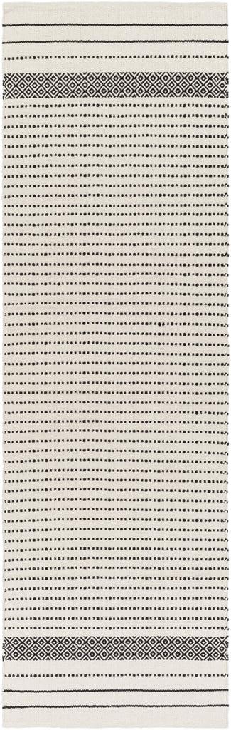 Surya Osasuna OSA-2301 Beige Black 2'6" x 8' Rug