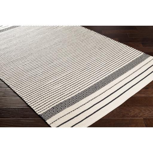 Surya Osasuna OSA-2301 Beige Black 2'6" x 8' Rug