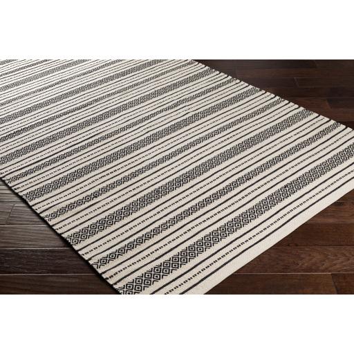 Surya Osasuna OSA-2304 Beige Black 6' x 9' Rug