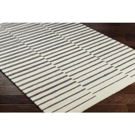 Surya Ottawa OTW-2302 Beige Charcoal 2'6" x 8' Rug