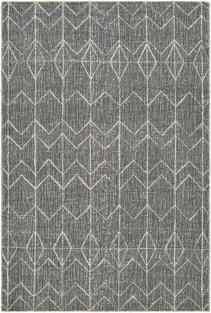 Surya Otto OTT-2301 Black Gray 5' x 7'6" Rug