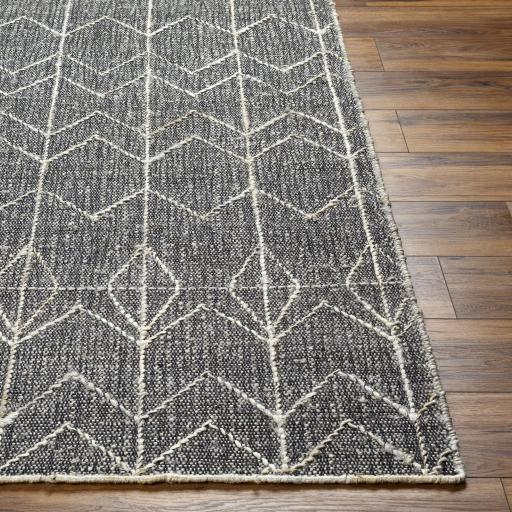 Surya Otto OTT-2301 Black Gray 5' x 7'6" Rug