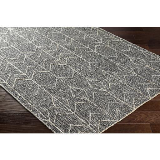 Surya Otto OTT-2301 Black Gray 5' x 7'6" Rug