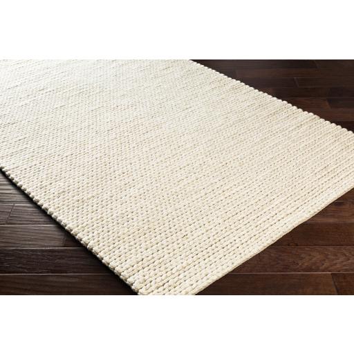 Surya Ozark OZK-2301 Dark Brown Ivory 5' x 7'6" Rug