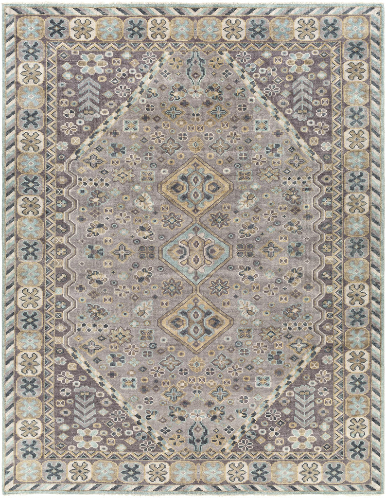 Surya Palais PAL-2302 Black Dark Blue 6' x 9' Rug