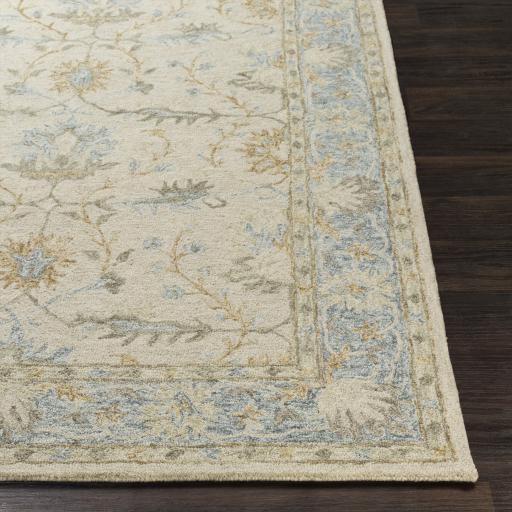 Surya Panipat PNP-2308 Beige Charcoal 5' x 7'6" Rug