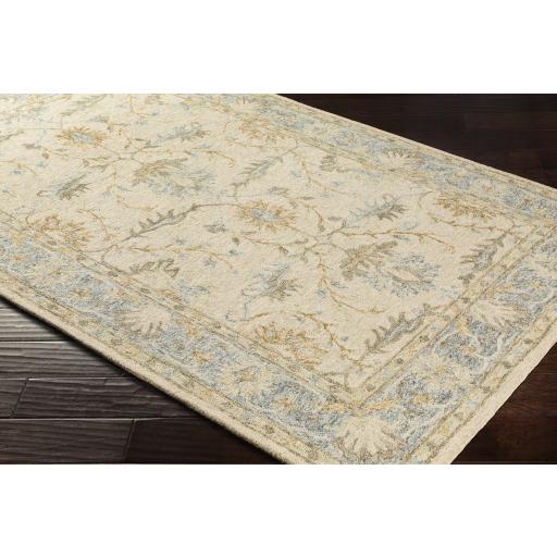 Surya Panipat PNP-2308 Beige Charcoal 5' x 7'6" Rug