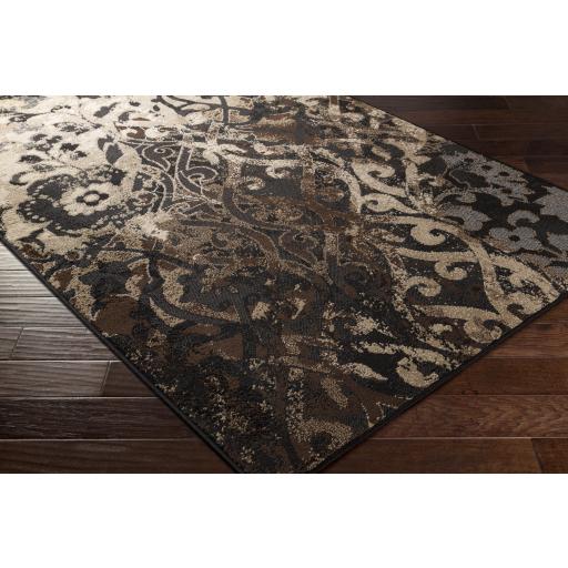 Surya Paramount PAR-1066 Black Charcoal 6'7" x 9'6" Rug