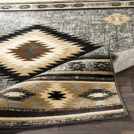 Surya Paramount PAR-1094 Black Charcoal 1'10" x 2'11" Rug