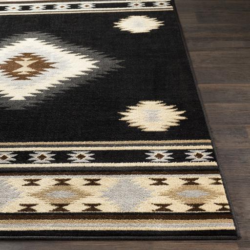 Surya Paramount PAR-1095 Black Charcoal 1'10" x 2'11" Rug