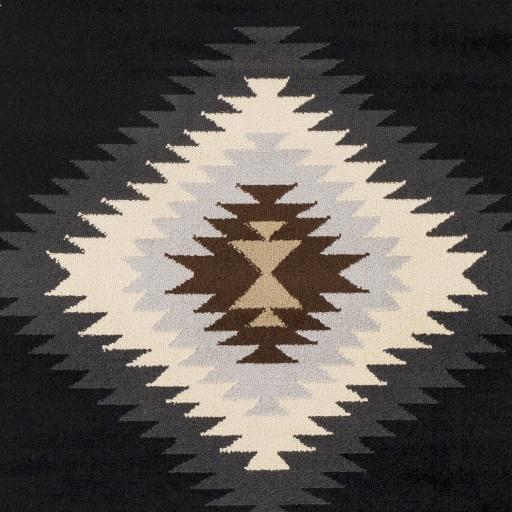 Surya Paramount PAR-1095 Black Charcoal 1'10" x 2'11" Rug