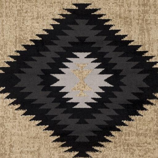 Surya Paramount PAR-1096 Black Charcoal 1'10" x 2'11" Rug