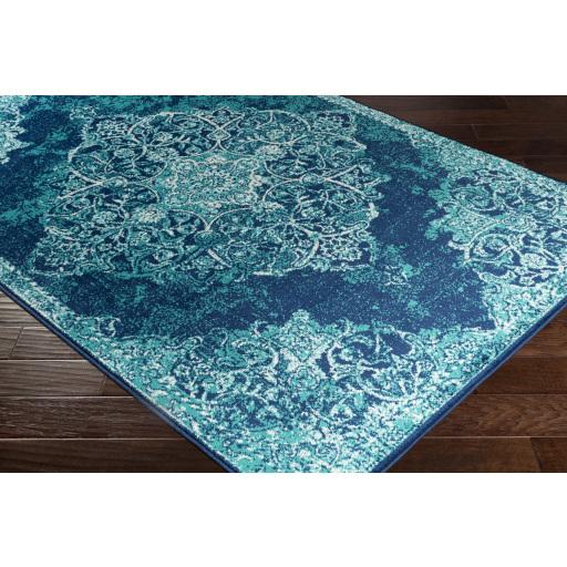 Surya Paramount PAR-1098 Aqua Cream 1'10" x 2'11" Rug