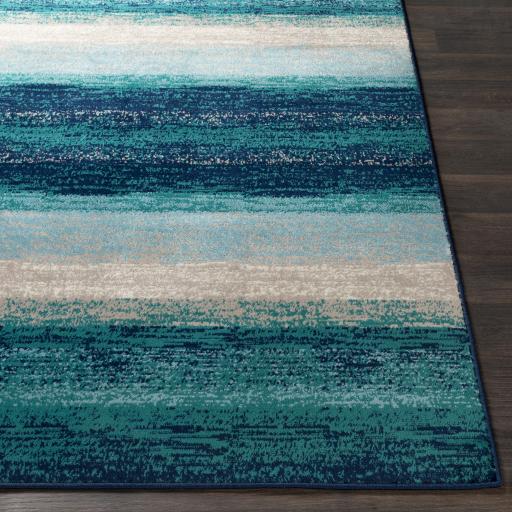 Surya Paramount PAR-1109 Aqua Cream 1'10" x 2'11" Rug