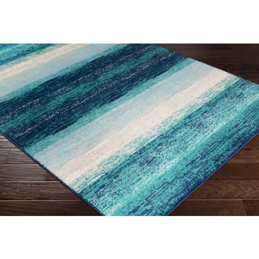 Surya Paramount PAR-1109 Aqua Cream 1'10" x 2'11" Rug