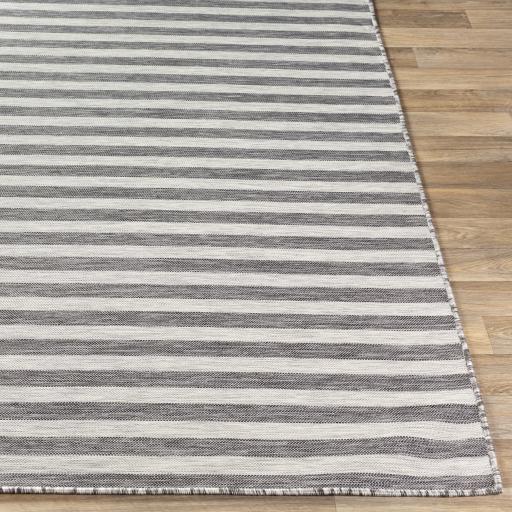 Surya Pasadena PSA-2304 Black Gray 2' x 2'11" Rug