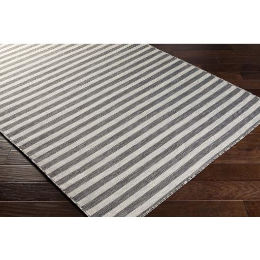 Surya Pasadena PSA-2304 Black Gray 2' x 2'11" Rug