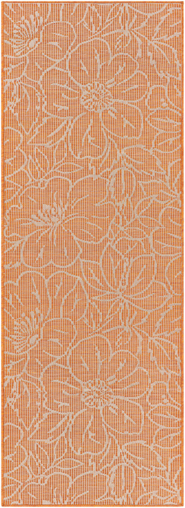 Surya Pasadena PSA-2328 Orange 2'6" x 7'3" Rug