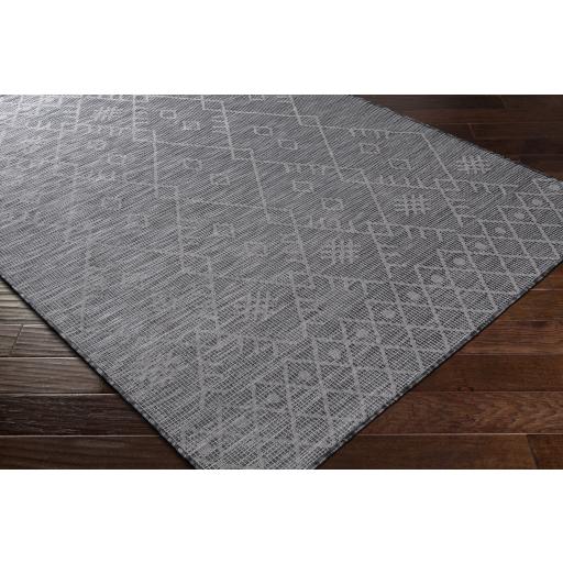 Surya Pasadena PSA-2362 Black Charcoal 2'6" x 4' Rug