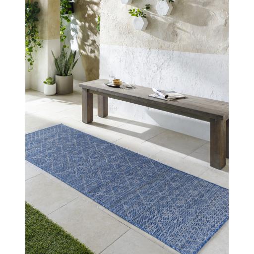 Surya Pasadena PSA-2363 Blue Dark Blue 2'6" x 7'3" Rug